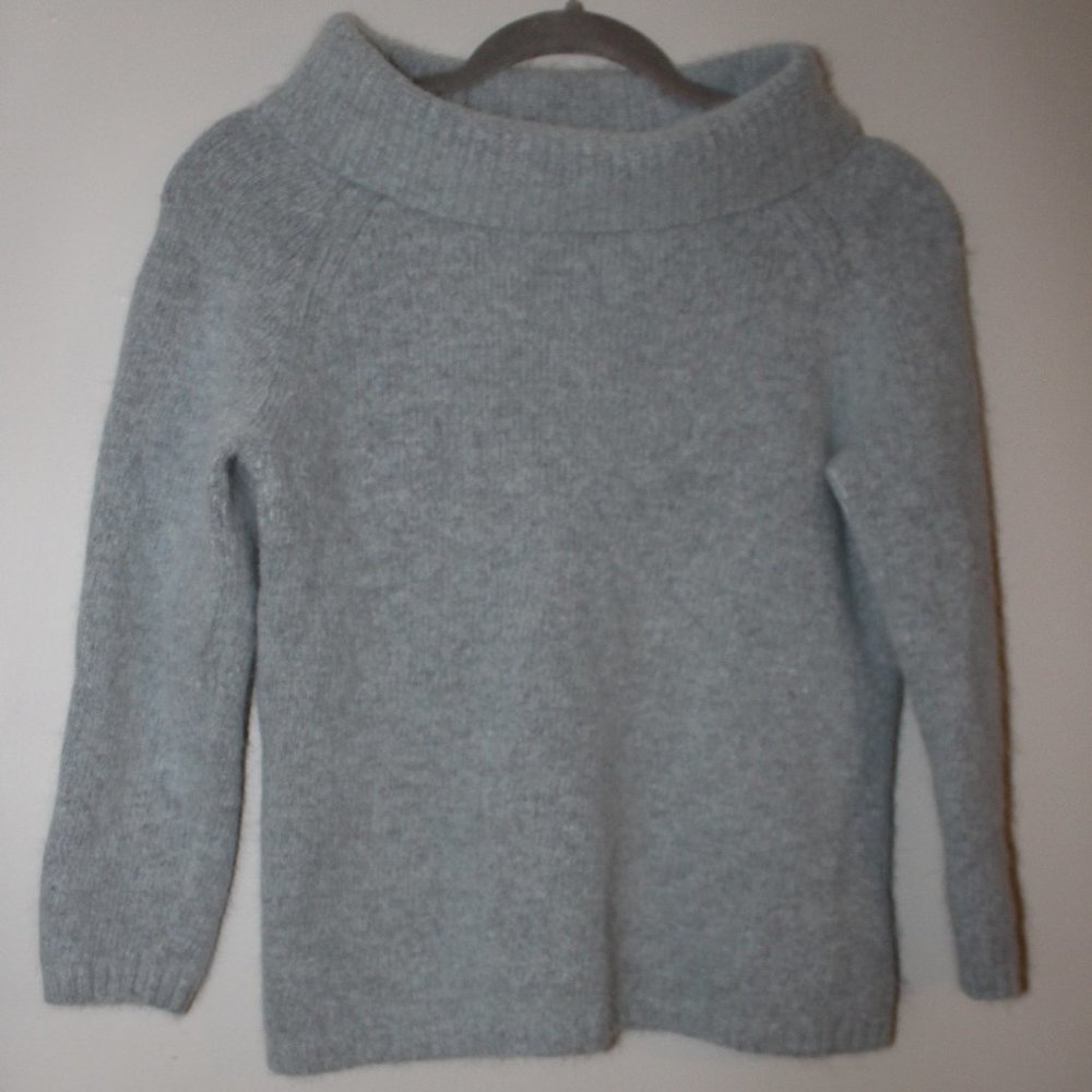 Angora/Wool blend Cowl Neck Sweater